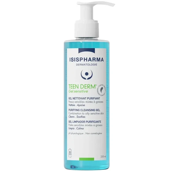 Isıs Pharma Teen Derm Gel Sensitive Cleansing Gel 250ml ürün görseli 1