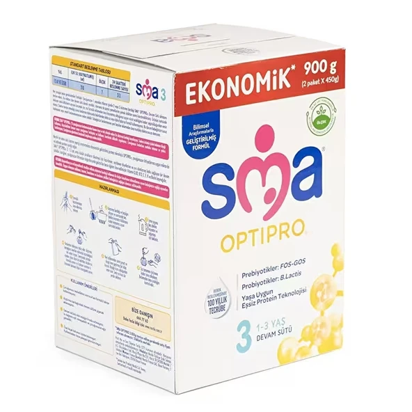 SMA Optipro 3 Devam Sütü 450 gr 2'li ürün görseli 1