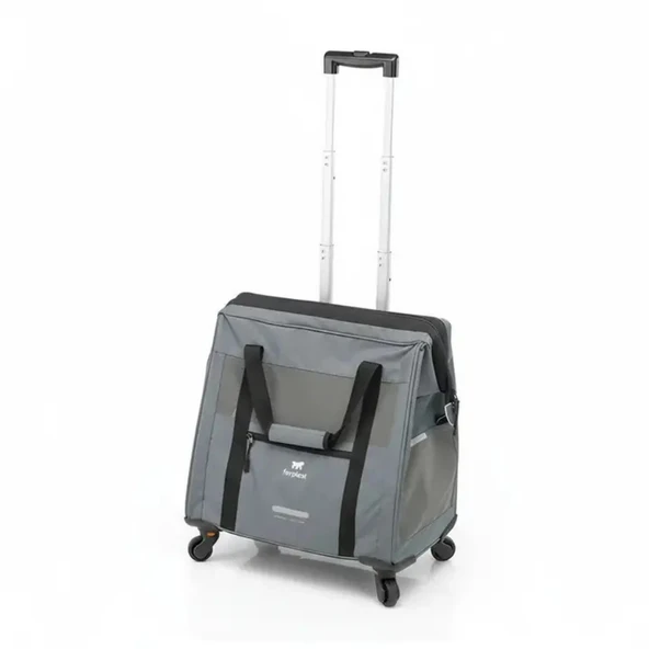 Ferplast VOYAGER 450 Tekerlekli Taşıma Çantası - Gri (Max.15Kg) 46cm ürün görseli 1
