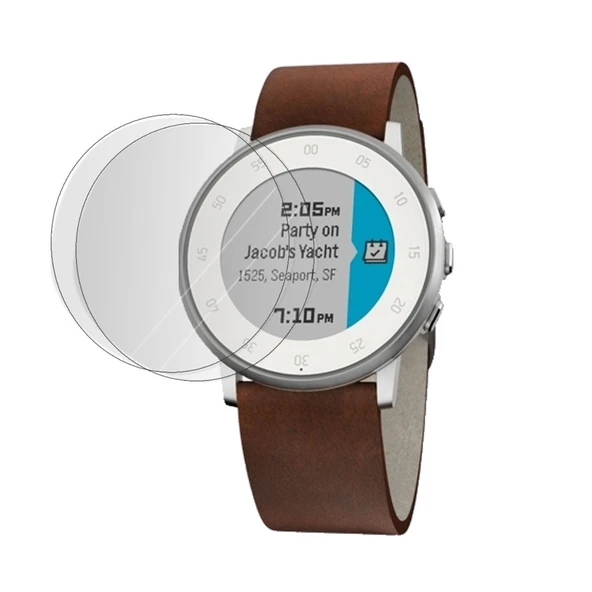 Pebble Time Round Ön Darbe Emici Ekran Koruyucu Nano Cam (4 Adet) ürün görseli 1