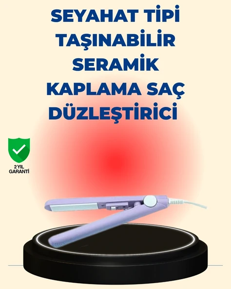 2’si 1 Arada Saç Düzleştirici Ve Bukle Maşası – Düz Ve Kıvırcık Saçlara Uygun Çok Yönlü Kullanım ürün görseli 1