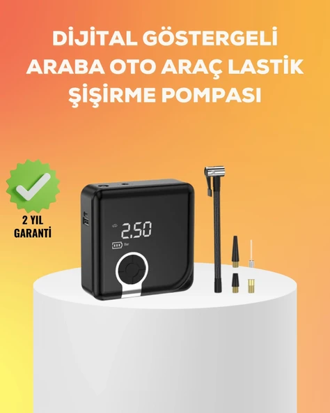 Çok Fonksiyonlu Akıllı Lastik Şişirme Cihazı ürün görseli 1