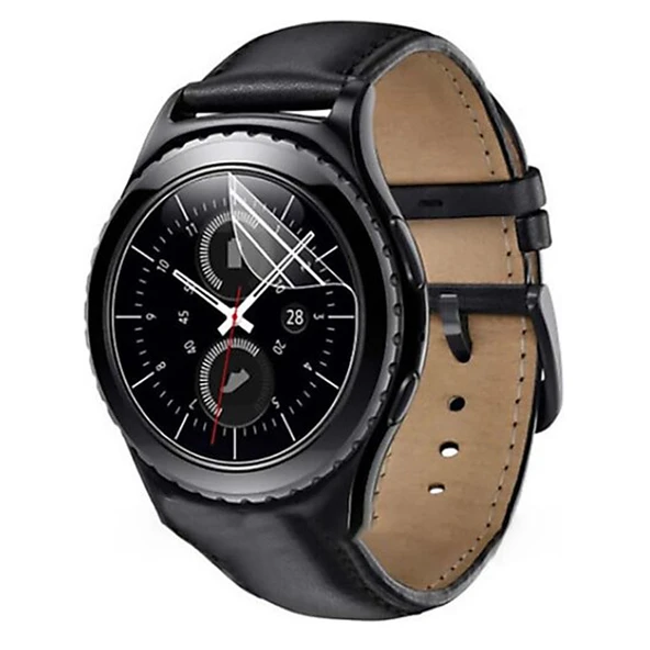 Samsung Galaxy Watch 4 Clasic Bluetooth 46mm Ön Darbe Emici Ekran Koruyucu Nano Cam (4 Adet) ürün görseli 1