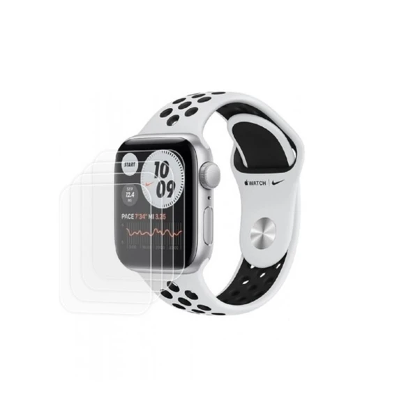 Apple Watch Nike Series 6 40mm Ön Darbe Emici Ekran Koruyucu Nano Cam (4 Adet) ürün görseli 1