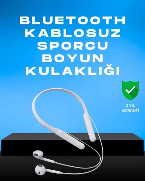Kablosuz Bluetooth Kulaklık – Boyun Askılı, 100 Saat Pil Ömrü ürün görseli 1