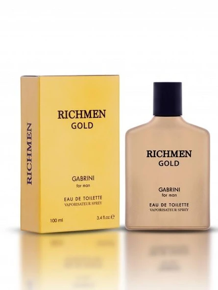 Gabrini Richmen Gold Edt For Men Erkek Parfümü 100 ml ürün görseli 1