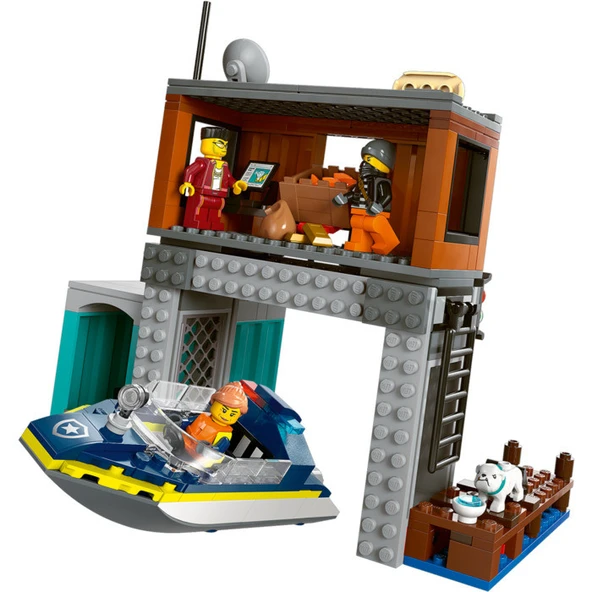 LEGO City 60417 Polis Sürat Teknesi - Resim 5