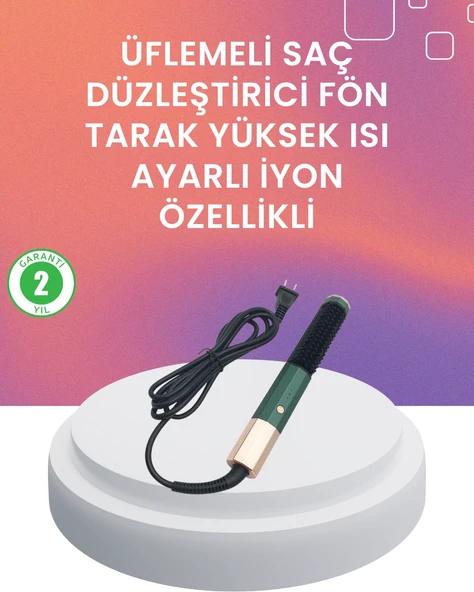 Termal Koruma Sistemli Çok Fonksiyonlu Saç Şekillendirme Cihazı ürün görseli 1