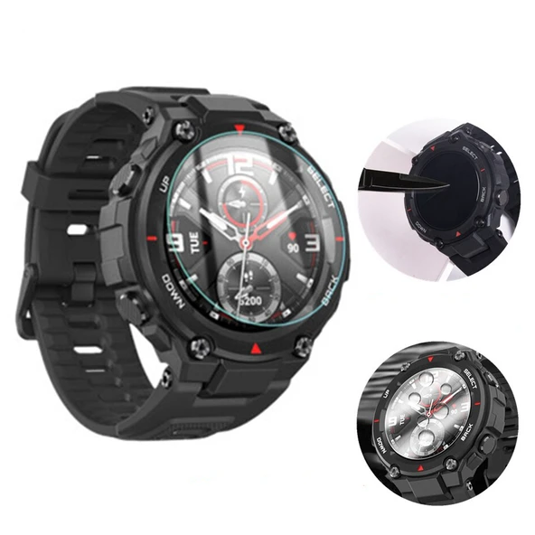 Amazfit Trex Ön Darbe Emici Ekran Koruyucu Nano Cam (4 Adet) ürün görseli 1