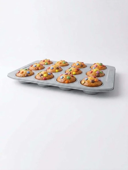 Muffin Kalıbı - Seramik Kaplama (12 Bölmeli) ürün görseli 1