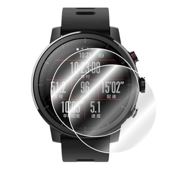 Amazfit Stratos 3 Ön Darbe Emici Ekran Koruyucu Nano Cam (4 Adet) ürün görseli 1