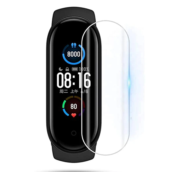 Xiaomi Mi Mitu Smart Band 4 Ön Darbe Emici Ekran Koruyucu Nano Cam (4 Adet) ürün görseli 1