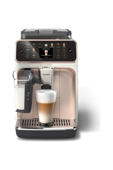 PHILIPS LatteGo Tam Otomatik Espresso Makinesi, 20 Sıcak ve Soğuk İçecek, Silent Brew, EP5543/80 ürün görseli 1
