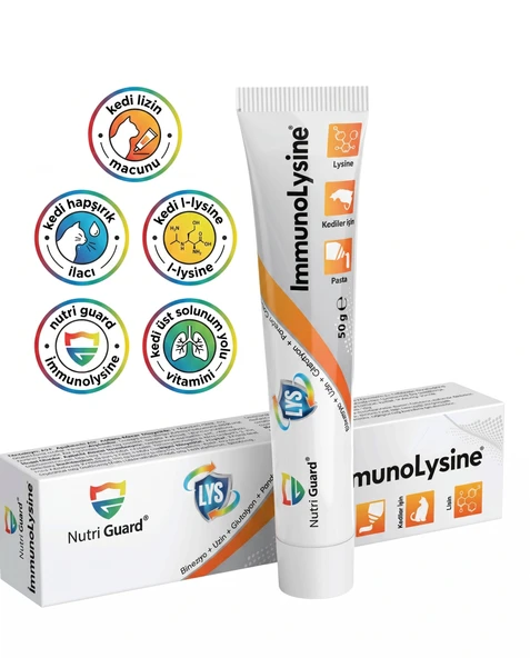 Nutri Guard Immunolysine Pasta 50 gr (Kediler İçin Göz, Solunum ve Hapşırık Karşıtı L-Lysine Desteği) ürün görseli 1