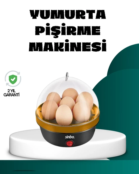 Elektrikli Yumurta Pişirme Makinesi 7 Yumurta Kapasiteli ürün görseli 1