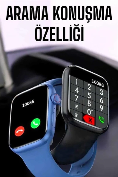 Akıllı Saat Amoled Ekran Yeni Nesil Bluetooth Bağlantılı - Resim 3
