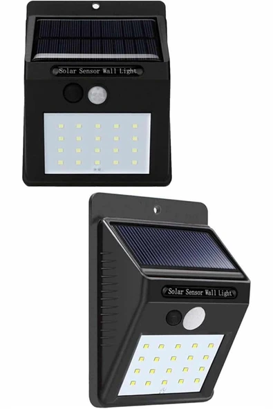 Solar Dekoratif Lambası Sensörlü Led Işık Bahçe Aydınlatma - Resim 4