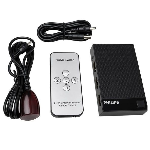 Philips SWV9023D/93 5-Giriş 1-Çıkış 4K HDMI Switch (Seçici) - Resim 3