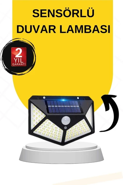 Güneş Enerjili Bahçe Lambası 100 Led Bahçe Lambası Bahçe Aydınlatma ürün görseli 1
