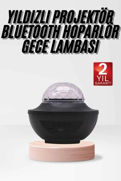Çok Renkli Projektör Lamba Disko Topu Gece Lambası Kablosuz ürün görseli 1