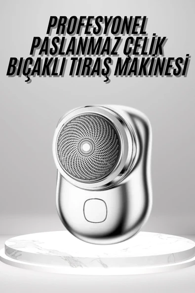 Mini Sıfır Sakal Yanak Tıraş Makinesi Usb Şarjlı Sıfır Sakal Taşınabilir Korumalı ürün görseli 1