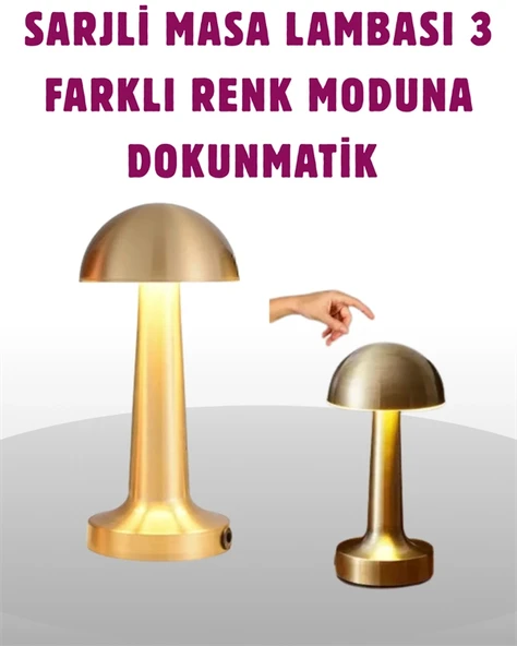 Taşınabilir Dokunmatik Led Lamba – Sıcak & Soğuk Işık Ayarı ürün görseli 1