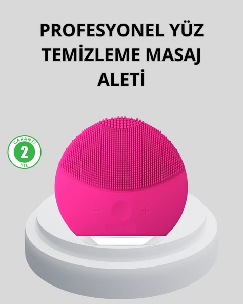 Şarjlı Su Geçirmez Yüz Temizleme Ve Masaj Aleti – 3 Fonksiyonlu ürün görseli 1