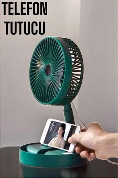 Mini Fan Soğutucu Telefon Tutucu Vantilatör - Resim 2