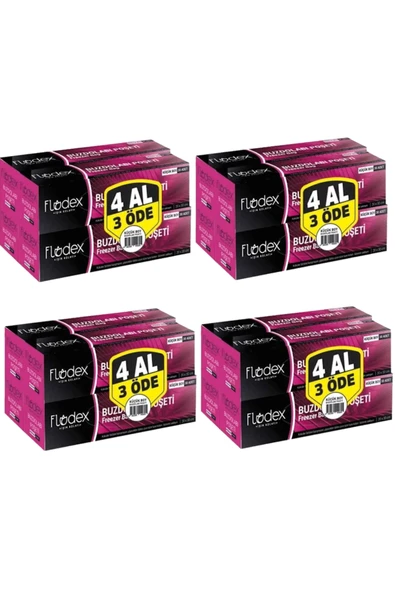Flodex Buzdolabı Poşeti Küçük Boy (20x30cm) 4'lü x4 Paket ürün görseli 1