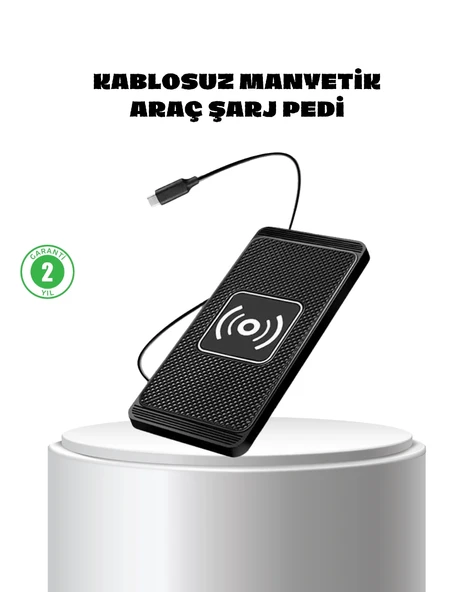 Manyetik Kablosuz Şarj Pedi 15w Hızlı Şarj Kaymaz Silikon Qi Destekli ürün görseli 1