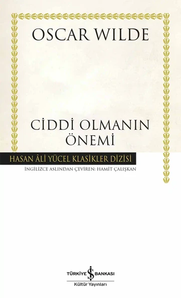 Ciddi Olmanın Önemi, Ciltli ürün görseli 1