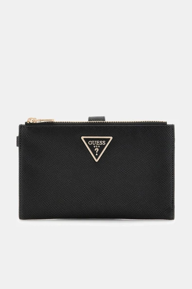 Guess Laurel II Çift Fermuarlı Kadın  Cüzdan SWZG7459157-BLA ürün görseli 1