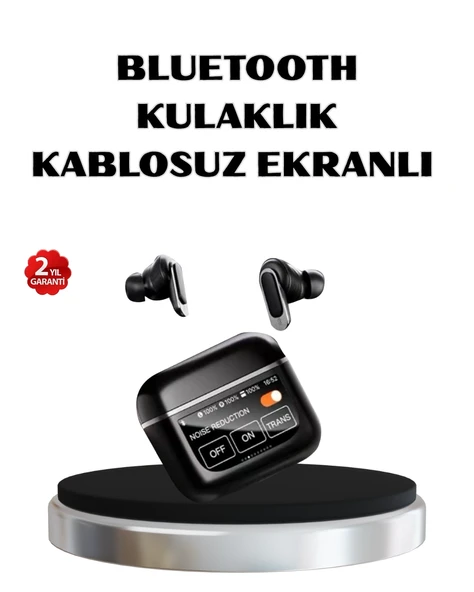Anc Teknolojili Kablosuz Bluetooth Kulaklık – Dokunmatik, Dijital Göstergeli, Yüksek Ses Kalitesi ürün görseli 1