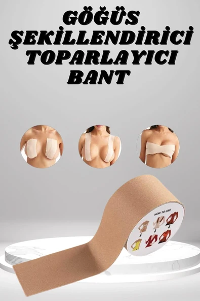 Toparlayıcı Ve Şekillendirici Göğüs Bandı Tere Ve Suya Dayanıklı Hassas Ciltlere Uygun ürün görseli 1