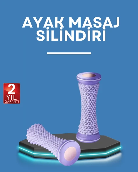 Ayak Masaj Rulosu Akupresur Silindir Kas Gevşetici Taşınabilir ürün görseli 1