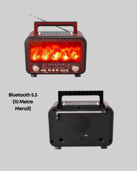 Alev Efektli Bluetooth Hoparlör - Resim 4