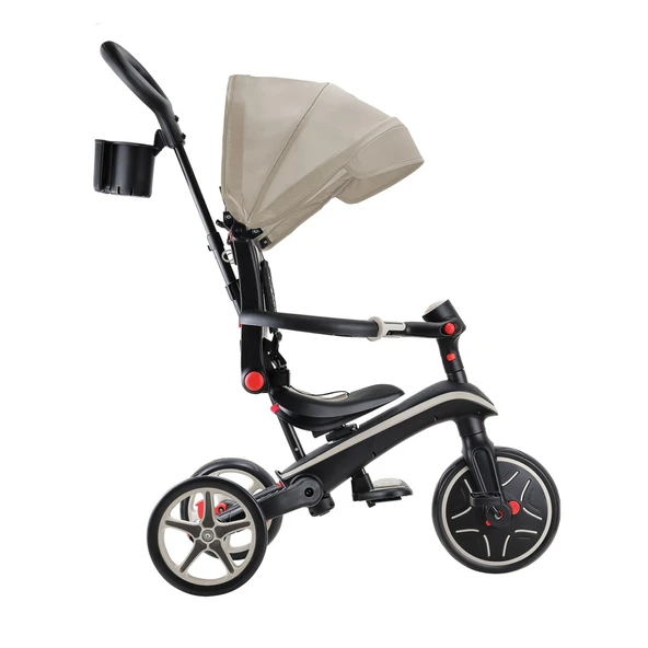 Globber Explorer 4in1 Katlanabilir Bisiklet Koyu Bej - Resim 5