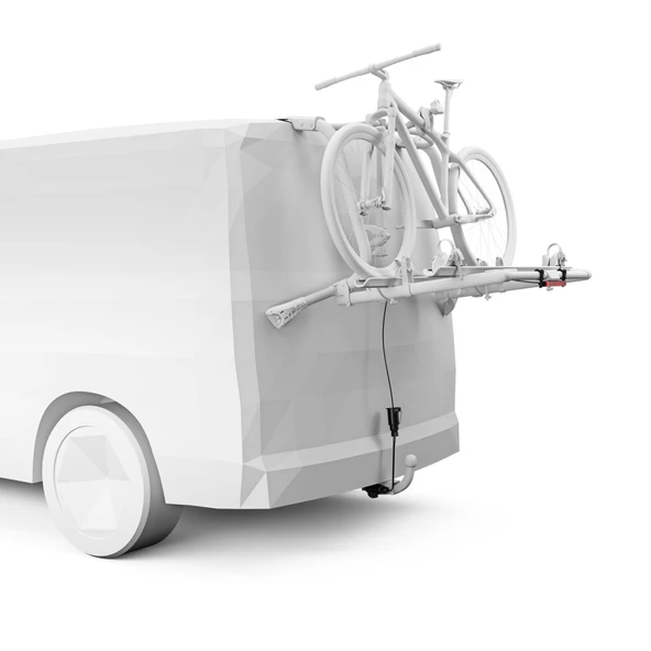 Thule 3. Fren Lambası Kırmızı Siyah, Tek Boyut - Resim 4