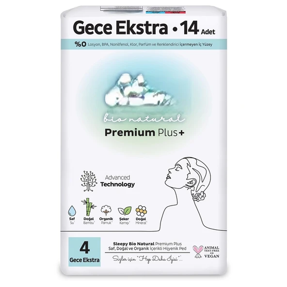 Premium Plus Gece Ekstra Ped 14 Adet ürün görseli 1