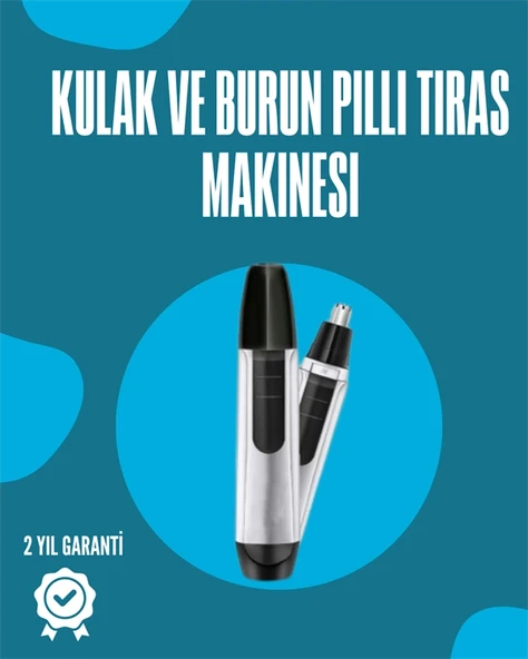 Pil İle Çalışan Kulak, Burun Ve Kaş Tımar Cihazı ürün görseli 1