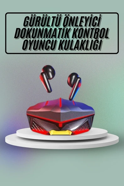 Dokunmatik Kontrol Tws Işıklı Kulakiçi Bluetooth Kulaklık Kablosuz  Kulaklığı ürün görseli 1
