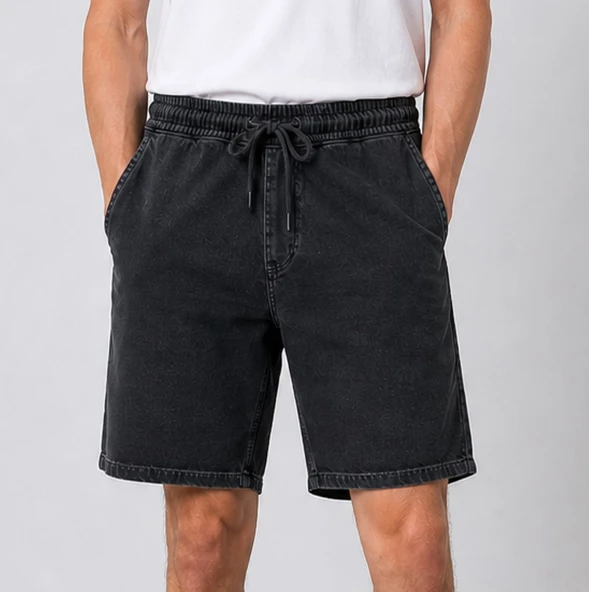 Mavi M0410093 Mavi Samos Deep Smoke Denim Erkek Şort - Resim 2