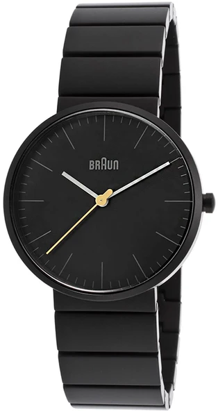 Braun Klasik Unisex Seramik Unisex saat analog Japon kuvars hareketi, seramik bilezikli BN0171BKBKG ürün görseli 1