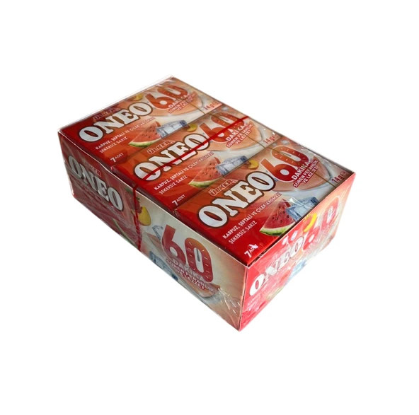 Ülker Oneo Cüzdan 60 dk Karpuz Şeftali Çilekli Sakız 27 Ad ürün görseli 1