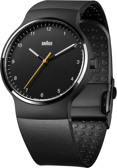 Braun Prestige Watch erkek saati analog silikon kayışlı İsviçre kuvars hareketi BN0221BKBKG ürün görseli 1