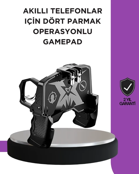 Tetikli Mobil Gamepad Ergonomik Kavramalı Oyun Aparatı ürün görseli 1