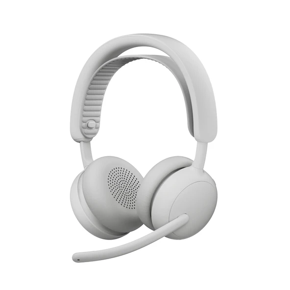Logitech Zone Wireless 2 ES - gürültü engelleme özelliğine sahip kablosuz kulaklık, uyarlanabilir hibrit ANC, Bluetooth, kirli beyaz ürün görseli 1