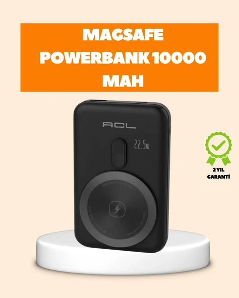 Lcd Ekranlı Kablosuz Powerbank Type C Ve Usb Çıkışlı ürün görseli 1