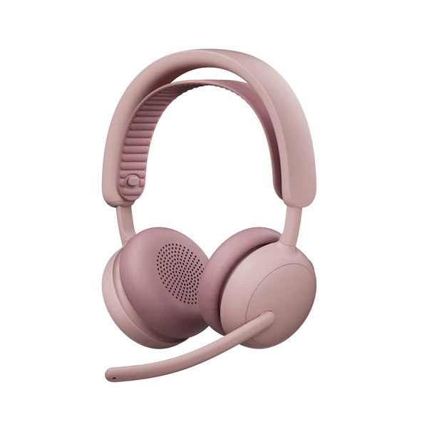 Logitech Zone Wireless 2 ES - Kablosuz Gürültü Önleyici Kulaklık, Uyarlanabilir Hibrit ANC, Bluetooth, Pembe ürün görseli 1
