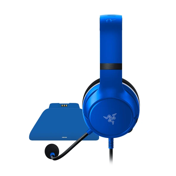 Xbox için Razer Essential Duo Paketi, Xbox Kumandası için Kablolu Kulaklık ve Hızlı Şarj Cihazı (Denetleyici Ayrı Satılır), TriForce 50 mm Sürücü, HyperClear Kardioid Mikrofon - Şok Mavi ürün görseli 1